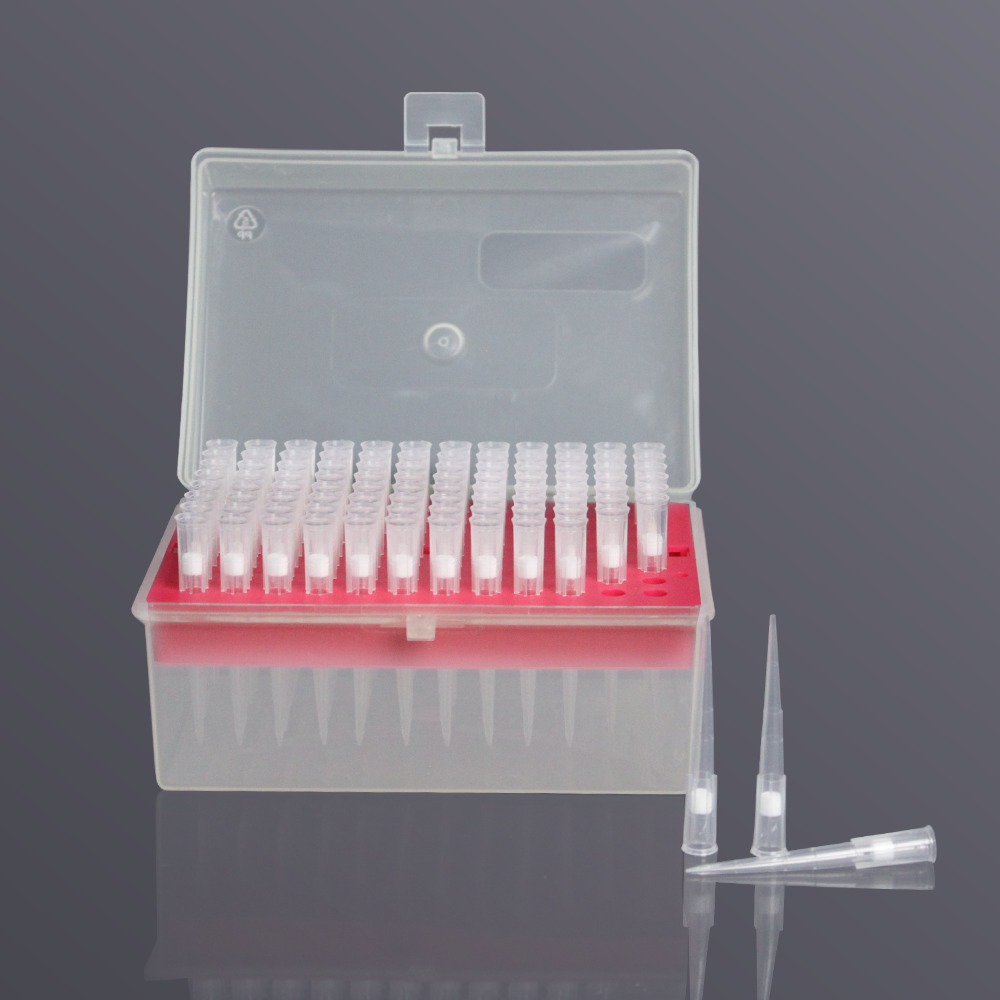 200ul - Sterile filter pipette tip with rack - NS Promedica